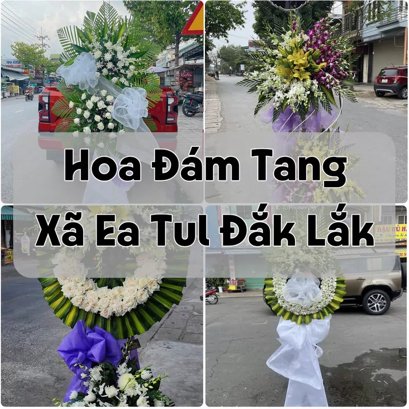 Đặt Hoa Đám Tang Xã Ea Tul Đắk Lắk | Hoa Tang Lễ
