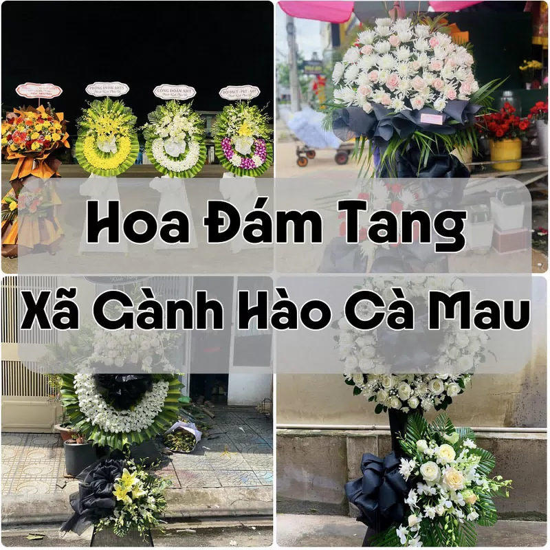 Đặt Hoa Đám Tang Xã Gành Hào Cà Mau | Hoa Tang Lễ