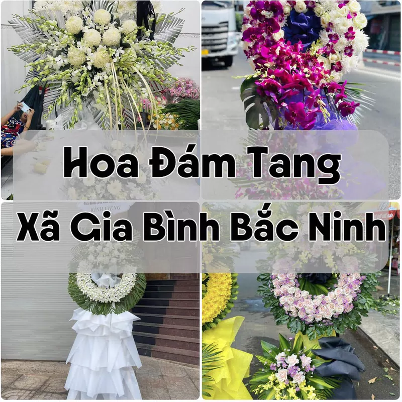 Đặt Hoa Đám Tang Xã Gia Bình Bắc Ninh | Hoa Tang Lễ
