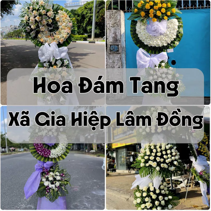 Đặt Hoa Đám Tang Xã Gia Hiệp Lâm Đồng | Hoa Chia Buồn