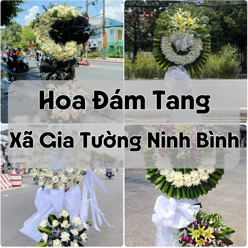 Đặt Hoa Đám Tang Xã Gia Tường Ninh Bình | Giao Tận Nơi