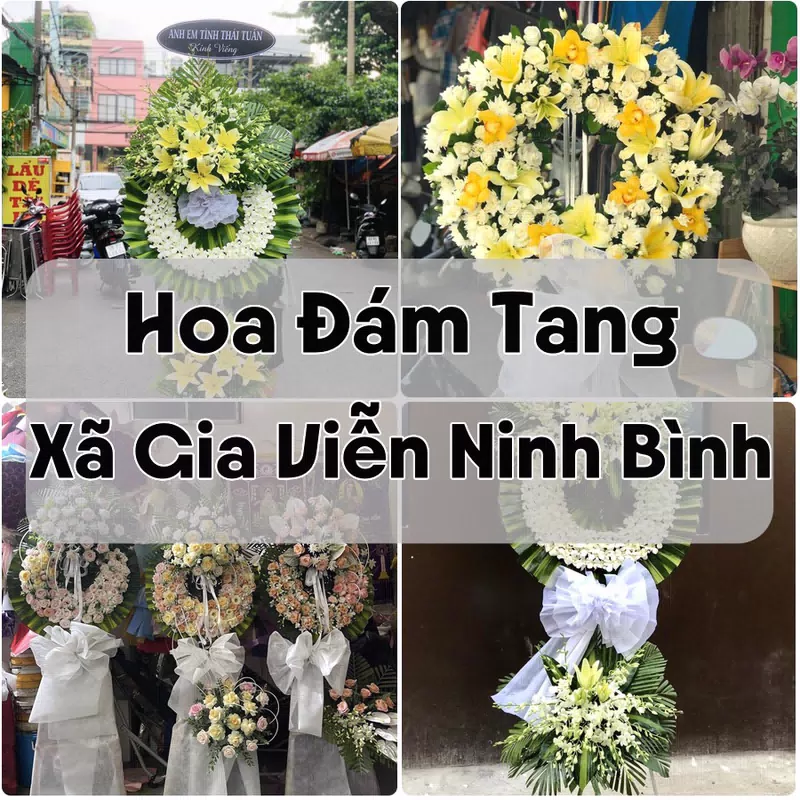 Đặt Hoa Đám Tang Xã Gia Viễn Ninh Bình | Đặt Hoa Viếng