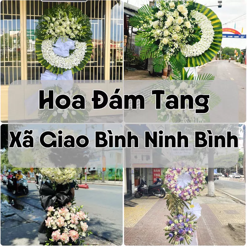 Đặt Hoa Đám Tang Xã Giao Bình Ninh Bình | Đặt Hoa Viếng