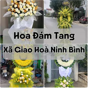Đặt Hoa Đám Tang Xã Giao Hoà Ninh Bình | Giao Tận Nơi