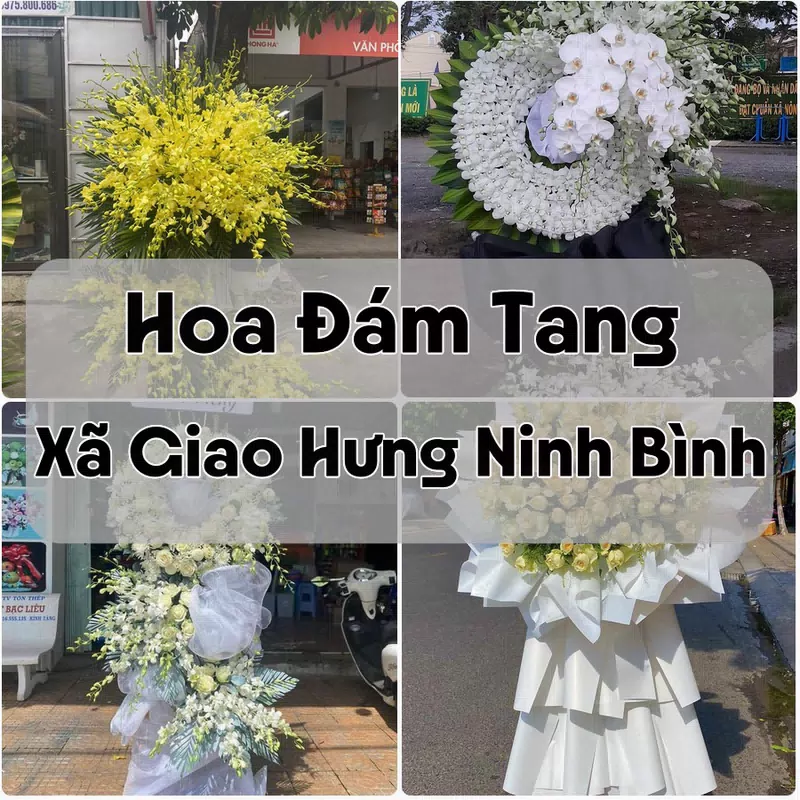 Đặt Hoa Đám Tang Xã Giao Hưng Ninh Bình | Giao Hoa Nhanh