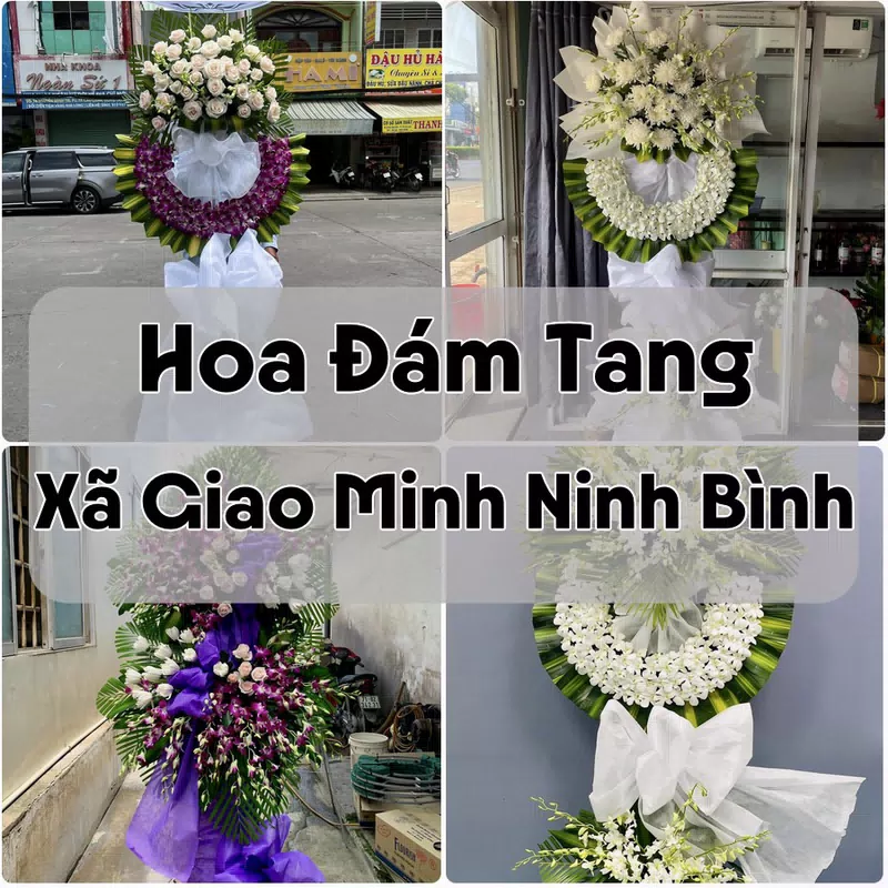 Đặt Hoa Đám Tang Xã Giao Minh Ninh Bình | Đặt Hoa Nhanh