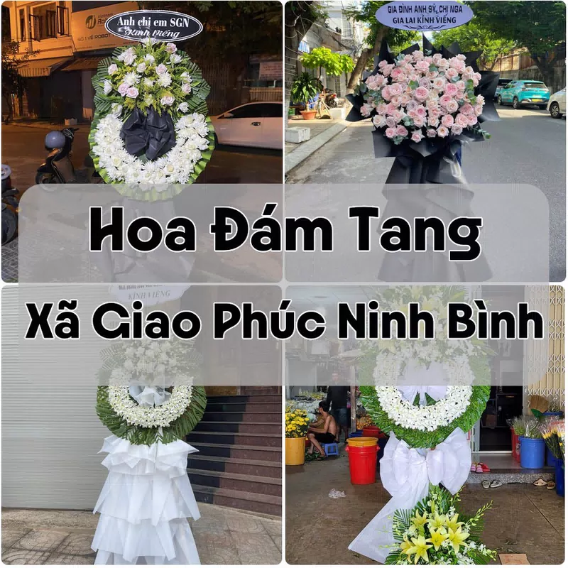 Đặt Hoa Đám Tang Xã Giao Phúc Ninh Bình | Đặt Hoa Nhanh