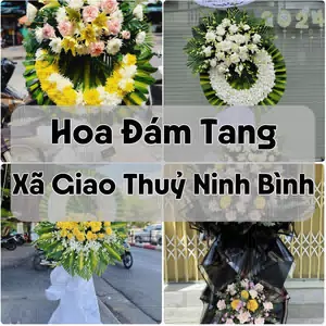 Đặt Hoa Đám Tang Xã Giao Thuỷ Ninh Bình | Hoa Chia Buồn