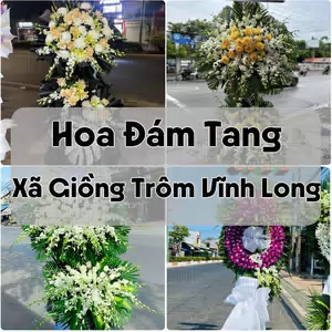 Đặt Hoa Đám Tang Xã Giồng Trôm Vĩnh Long | Hoa Chia Buồn