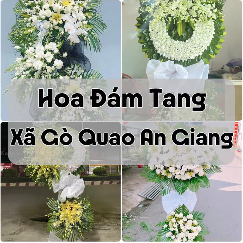 Đặt Hoa Đám Tang Xã Gò Quao An Giang | Hoa Chia Buồn