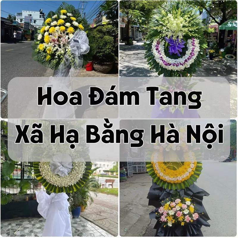 Đặt Hoa Đám Tang Xã Hạ Bằng Hà Nội | Giao Hoa Nhanh