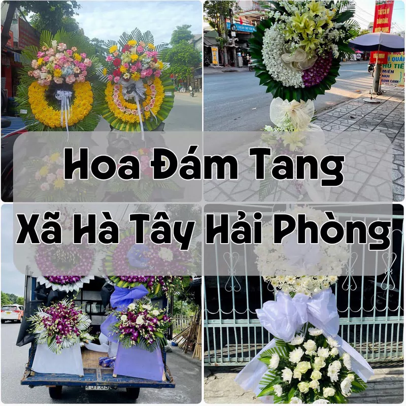 Đặt Hoa Đám Tang Xã Hà Tây Hải Phòng | Đặt Hoa Viếng
