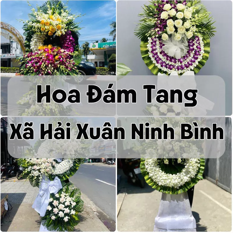 Đặt Hoa Đám Tang Xã Hải Xuân Ninh Bình | Hoa Tang Lễ