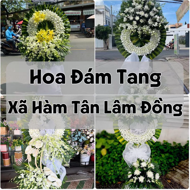 Đặt Hoa Đám Tang Xã Hàm Tân Lâm Đồng | Giao Hoa Nhanh