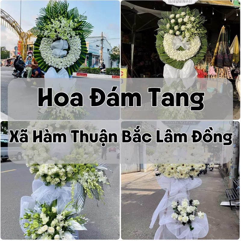 Đặt Hoa Đám Tang Xã Hàm Thuận Bắc Lâm Đồng | Hoa Tang Lễ