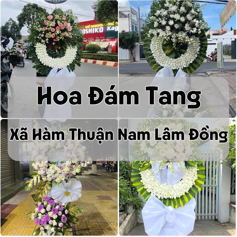 Đặt Hoa Đám Tang Xã Hàm Thuận Nam Lâm Đồng | Giao Tận Nơi