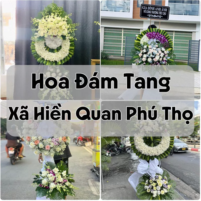 Đặt Hoa Đám Tang Xã Hiền Quan Phú Thọ | Hoa Tang Lễ
