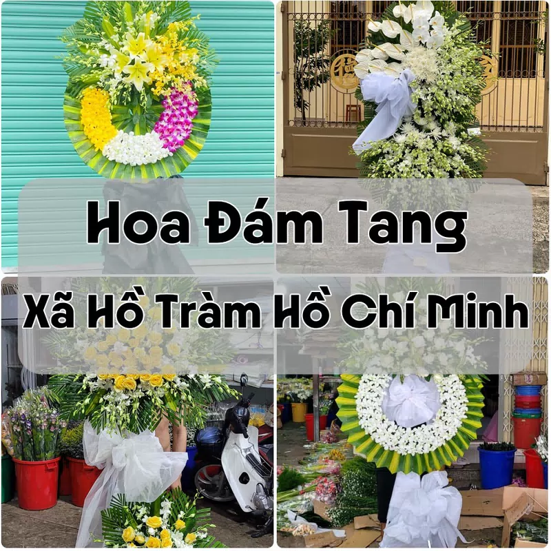 Đặt Hoa Đám Tang Xã Hồ Tràm Hồ Chí Minh | Giao Tận Nơi