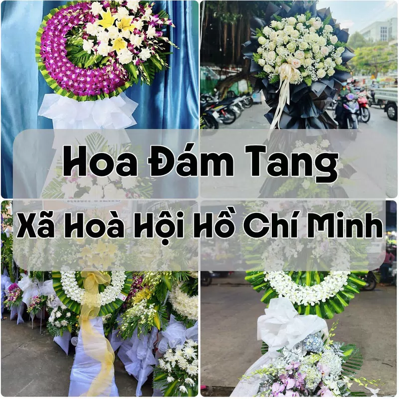 Đặt Hoa Đám Tang Xã Hoà Hội Hồ Chí Minh | Đặt Hoa Viếng