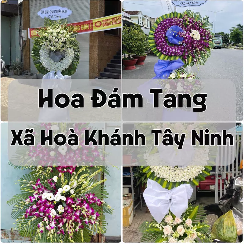 Đặt Hoa Đám Tang Xã Hoà Khánh Tây Ninh | Đặt Hoa Viếng