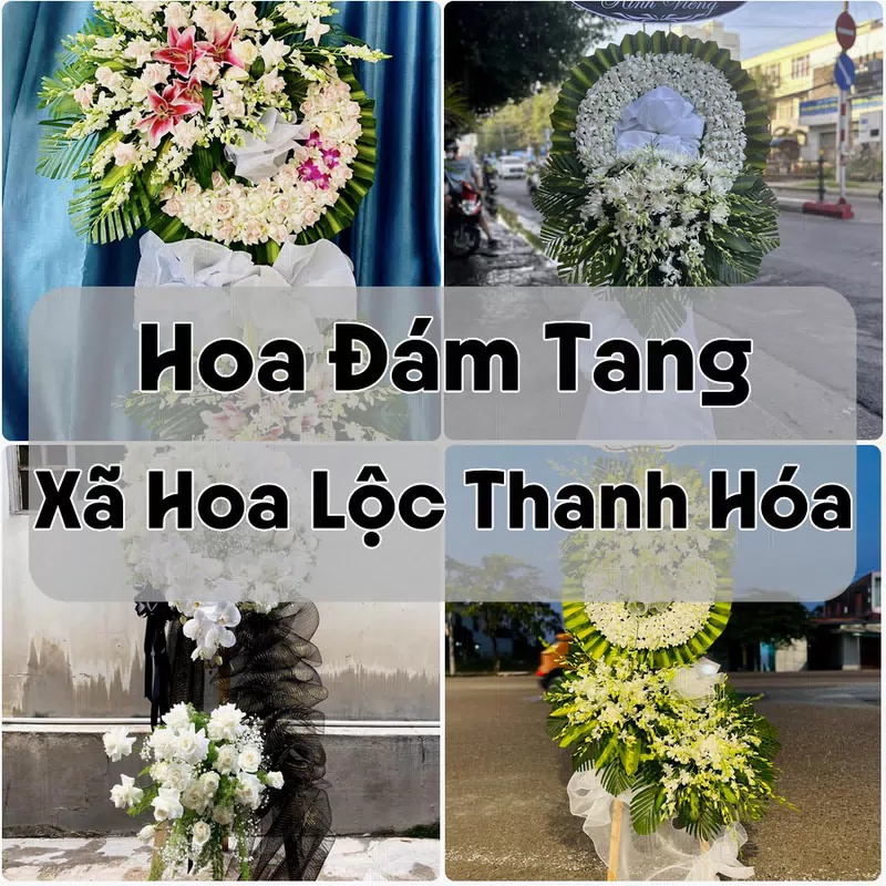 Đặt Hoa Đám Tang Xã Hoa Lộc Thanh Hóa | Giao Tận Nơi