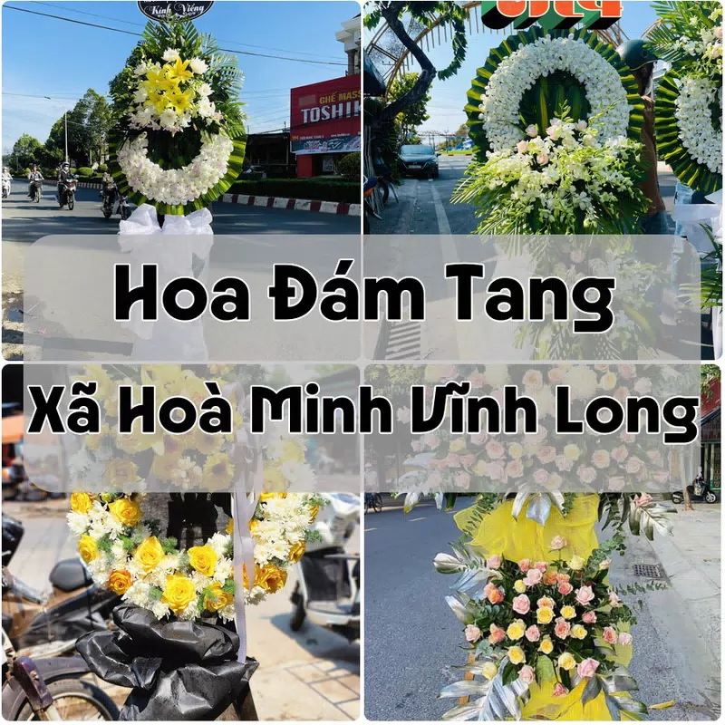 Đặt Hoa Đám Tang Xã Hoà Minh Vĩnh Long | Hoa Chia Buồn
