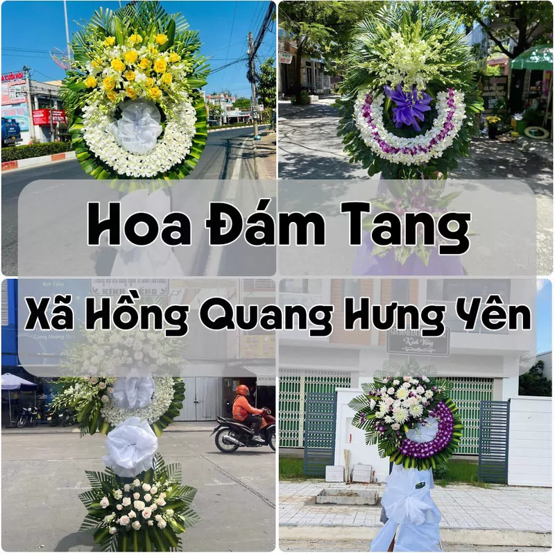 Đặt Hoa Đám Tang Xã Hồng Quang Hưng Yên | Đặt Hoa Nhanh