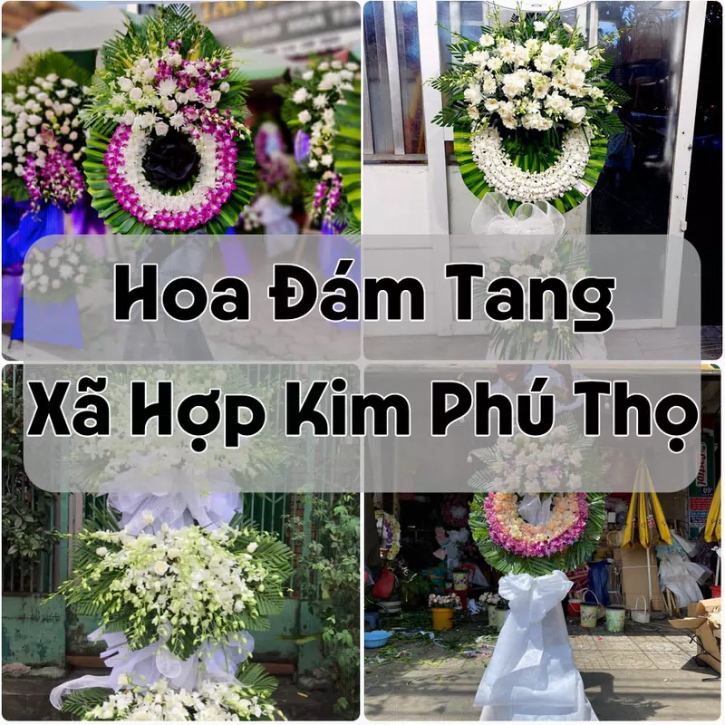 Đặt Hoa Đám Tang Xã Hợp Kim Phú Thọ | Đặt Hoa Nhanh