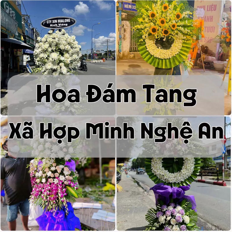 Đặt Hoa Đám Tang Xã Hợp Minh Nghệ An | Đặt Hoa Viếng