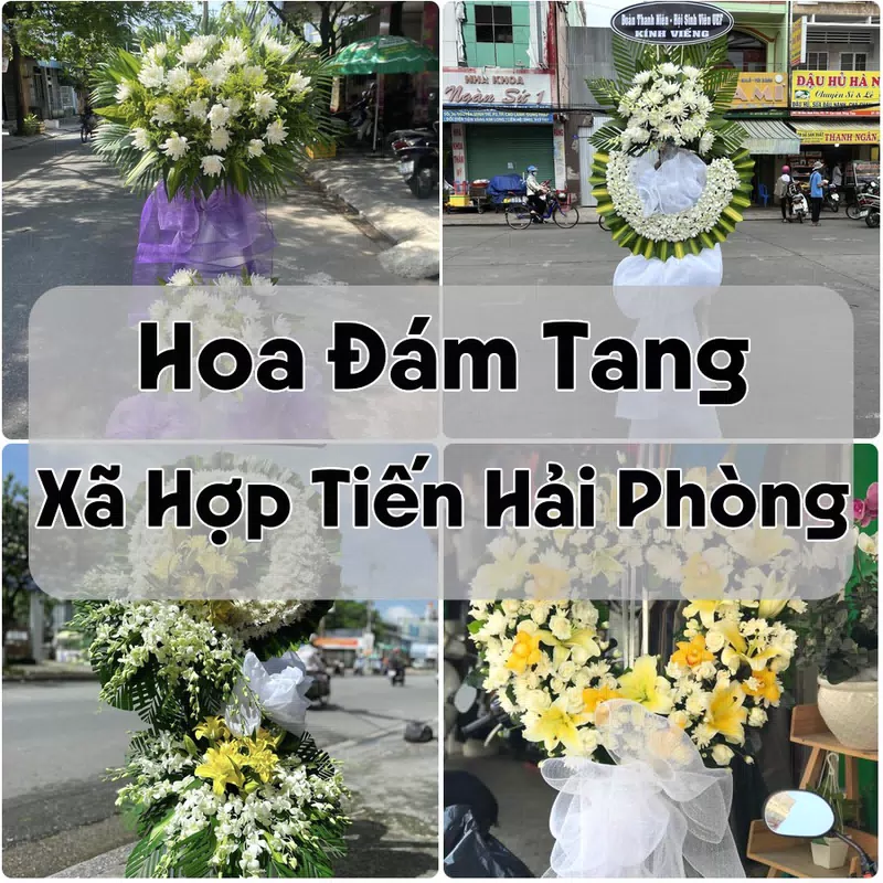 Đặt Hoa Đám Tang Xã Hợp Tiến Hải Phòng | Giao Hoa Nhanh