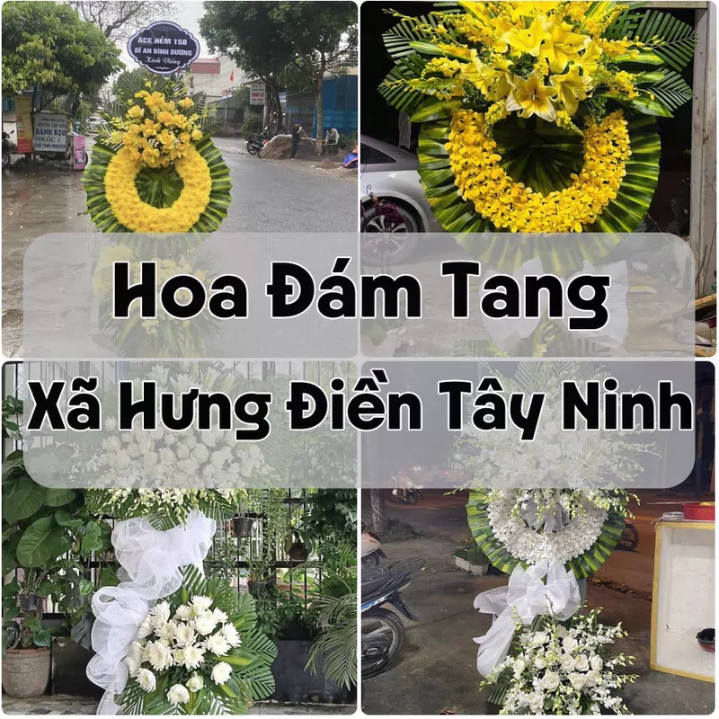 Đặt Hoa Đám Tang Xã Hưng Điền Tây Ninh | Giao Hoa Nhanh