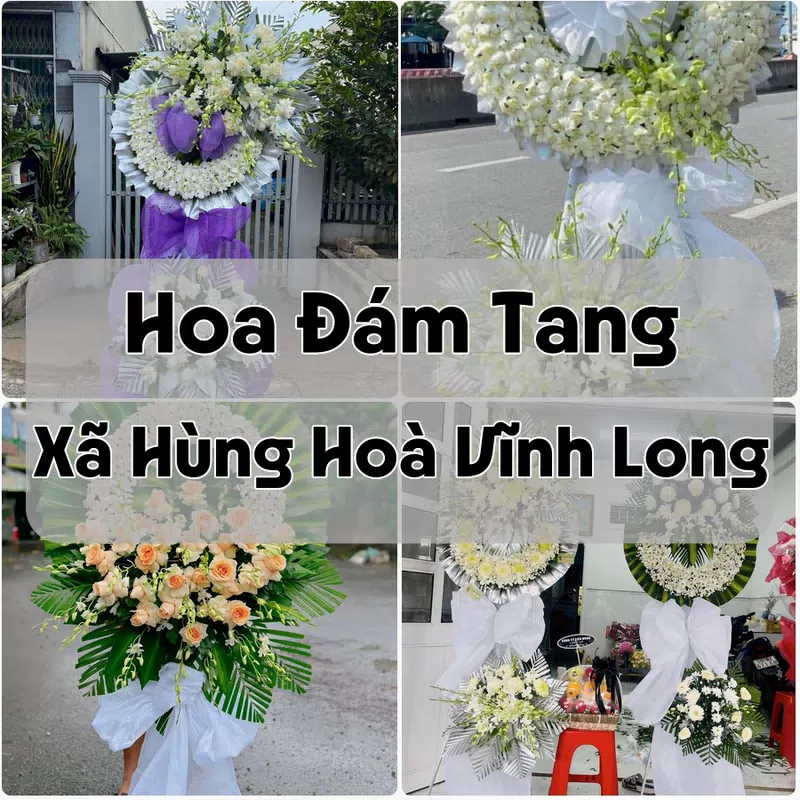 Đặt Hoa Đám Tang Xã Hùng Hoà Vĩnh Long | Đặt Hoa Nhanh