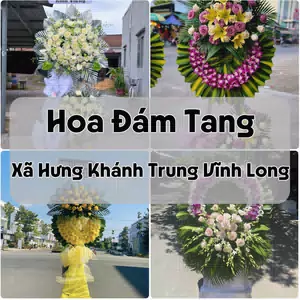 Đặt Hoa Đám Tang Xã Hưng Khánh Trung Vĩnh Long | Hoa Tang Lễ
