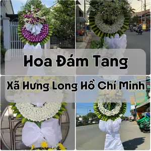 Đặt Hoa Đám Tang Xã Hưng Long Hồ Chí Minh | Hoa Chia Buồn