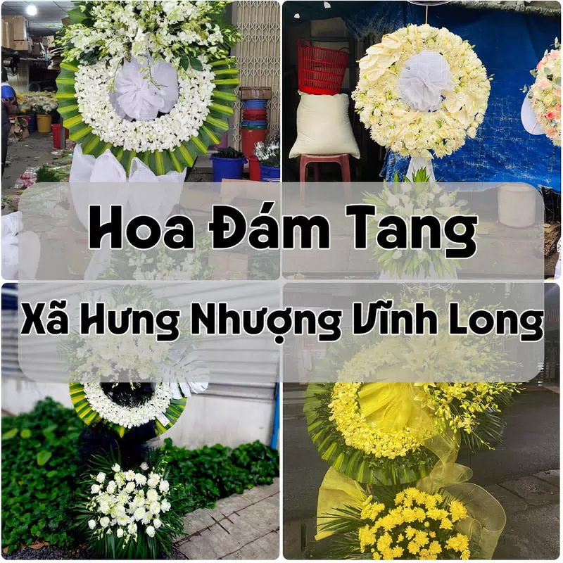 Đặt Hoa Đám Tang Xã Hưng Nhượng Vĩnh Long | Đặt Hoa Viếng