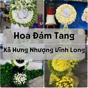 Đặt Hoa Đám Tang Xã Hưng Nhượng Vĩnh Long | Đặt Hoa Viếng