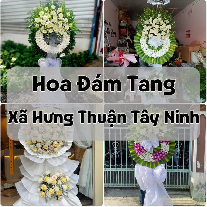 Đặt Hoa Đám Tang Xã Hưng Thuận Tây Ninh | Giao Tận Nơi