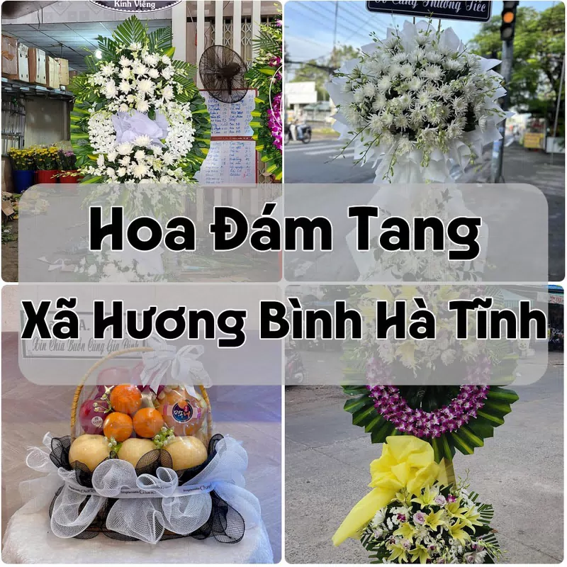 Đặt Hoa Đám Tang Xã Hương Bình Hà Tĩnh | Hoa Tang Lễ