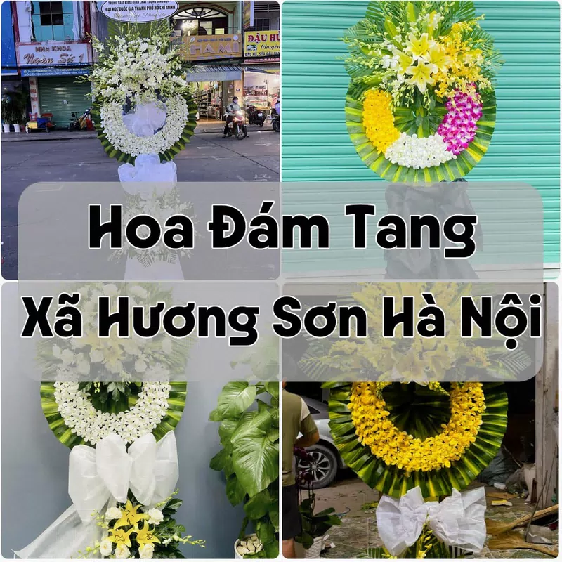 Đặt Hoa Đám Tang Xã Hương Sơn Hà Nội | Hoa Chia Buồn