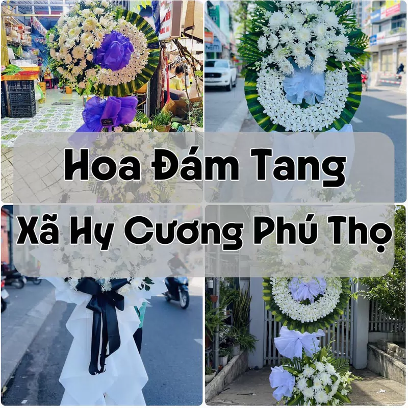 Đặt Hoa Đám Tang Xã Hy Cương Phú Thọ | Giao Tận Nơi