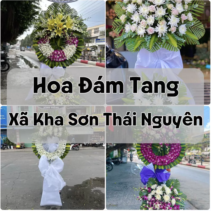 Đặt Hoa Đám Tang Xã Kha Sơn Thái Nguyên | Hoa Chia Buồn