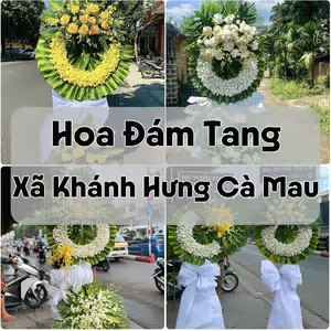 Đặt Hoa Đám Tang Xã Khánh Hưng Cà Mau | Đặt Hoa Viếng