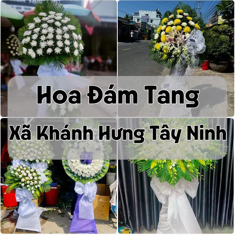 Đặt Hoa Đám Tang Xã Khánh Hưng Tây Ninh | Đặt Hoa Nhanh