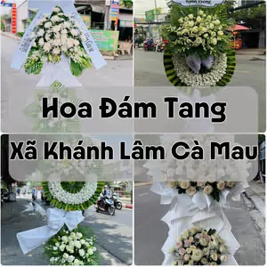 Đặt Hoa Đám Tang Xã Khánh Lâm Cà Mau | Giao Tận Nơi