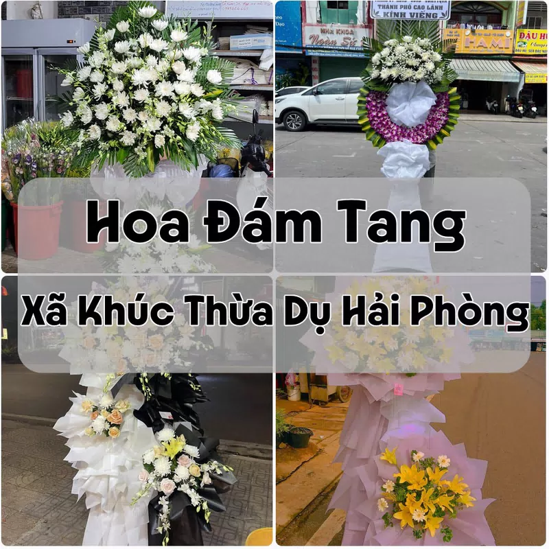 Đặt Hoa Đám Tang Xã Khúc Thừa Dụ Hải Phòng | Hoa Tang Lễ
