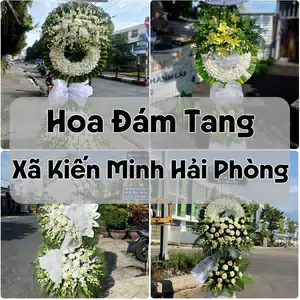 Đặt Hoa Đám Tang Xã Kiến Minh Hải Phòng | Giao Hoa Nhanh