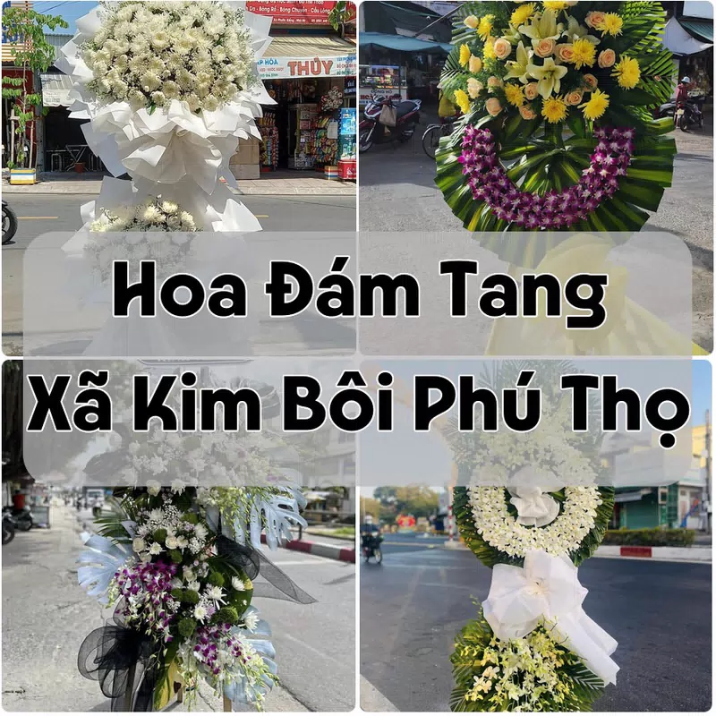Đặt Hoa Đám Tang Xã Kim Bôi Phú Thọ | Giao Tận Nơi