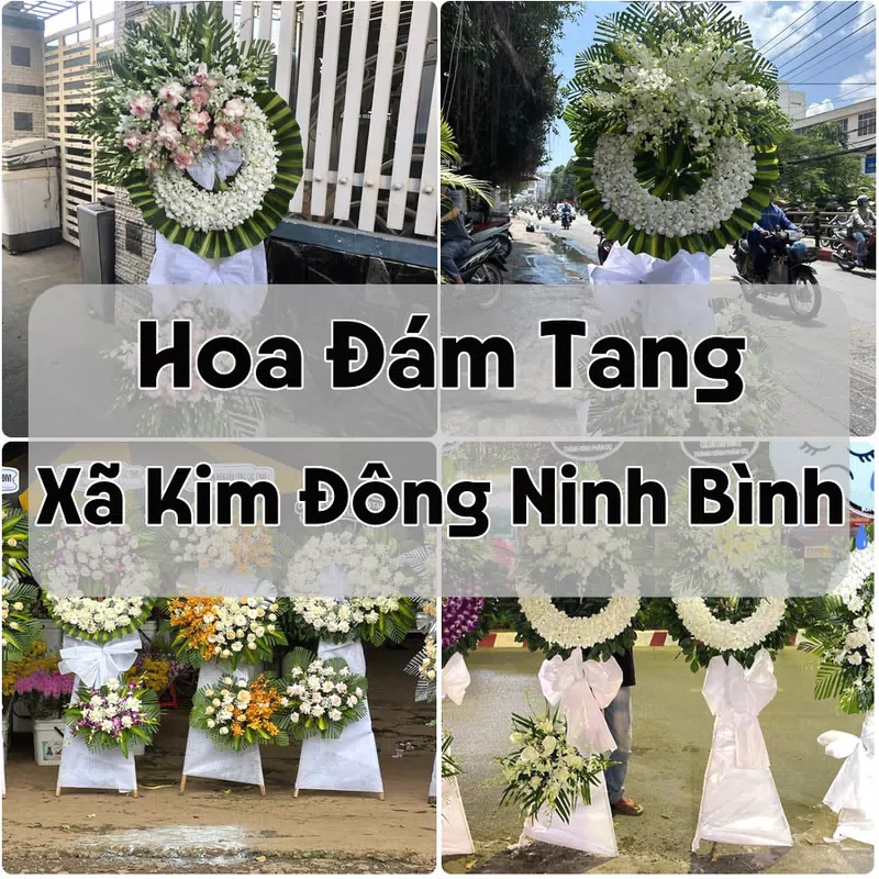 Đặt Hoa Đám Tang Xã Kim Đông Ninh Bình | Hoa Tang Lễ