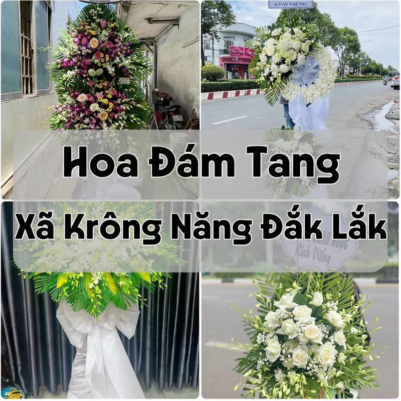 Đặt Hoa Đám Tang Xã Krông Năng Đắk Lắk | Giao Hoa Nhanh