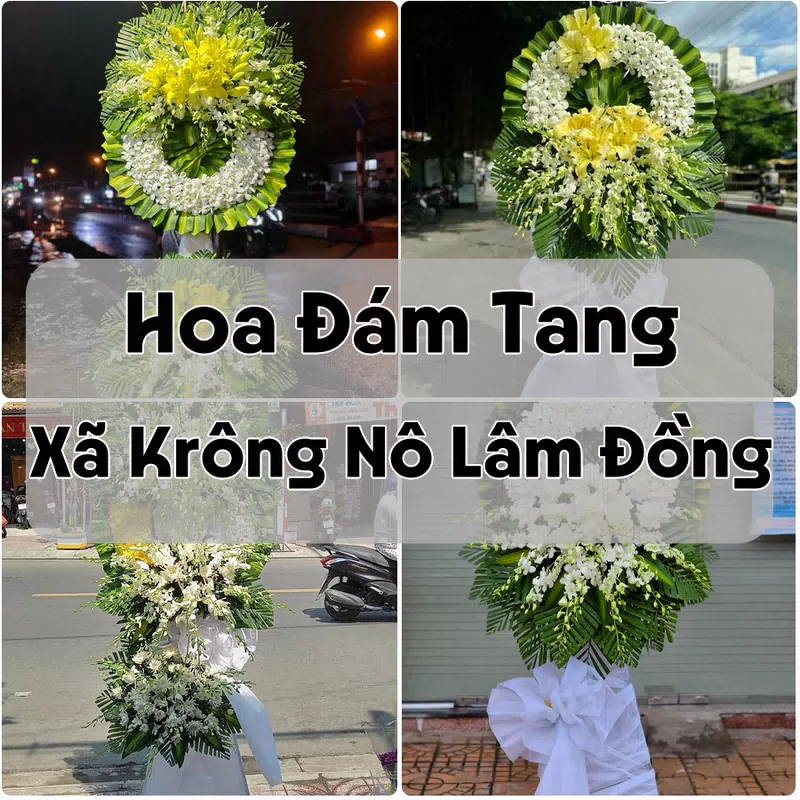 Đặt Hoa Đám Tang Xã Krông Nô Lâm Đồng | Hoa Tang Lễ
